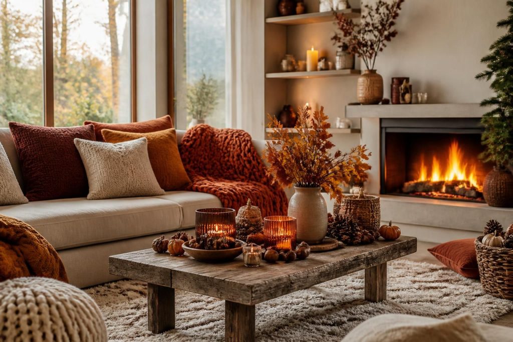 découvrez des idées déco d'automne-hiver pour réchauffer votre intérieur avec des touches cosy et chaleureuses. inspirez-vous pour créer une ambiance confortable et accueillante cette saison.