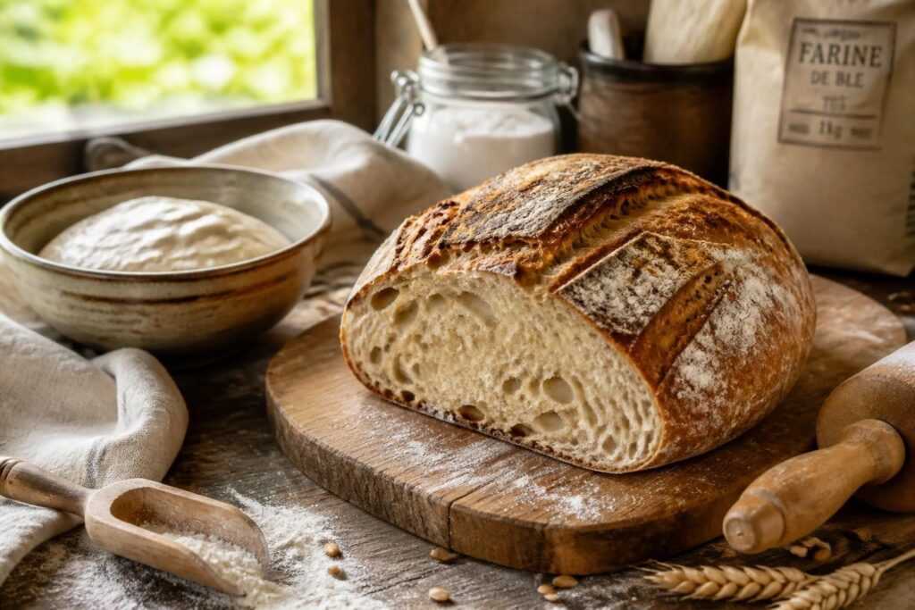 découvrez comment réussir votre pain au levain maison avec nos conseils simples et efficaces pour une boulangerie artisanale réussie.